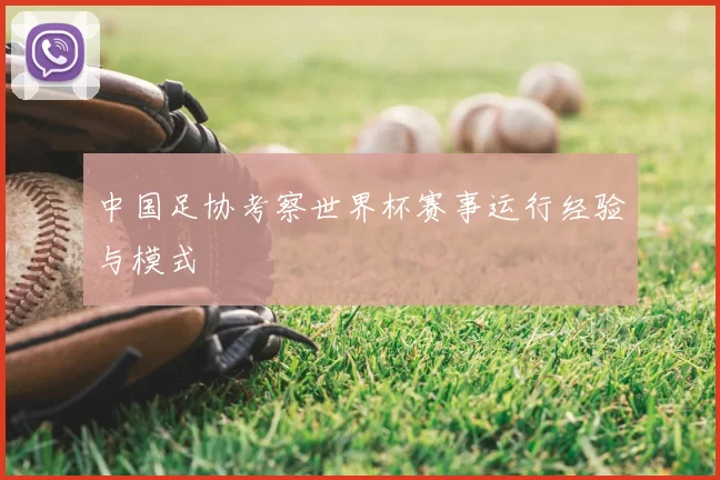 中国足协考察世界杯赛事运行经验与模式