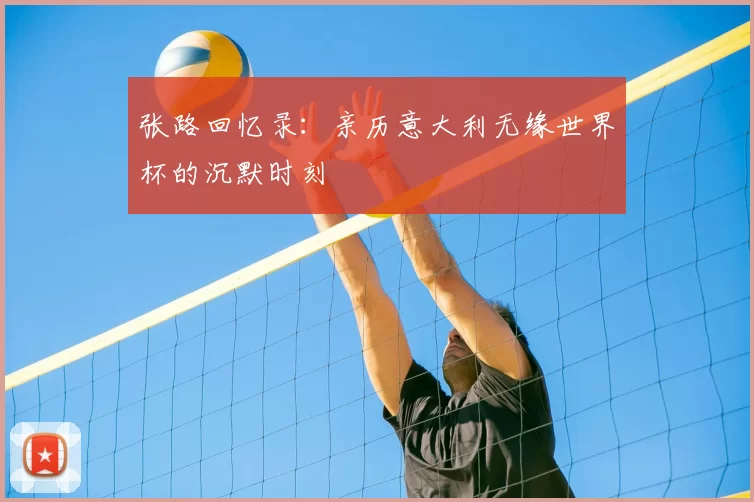 张路回忆录：亲历意大利无缘世界杯的沉默时刻